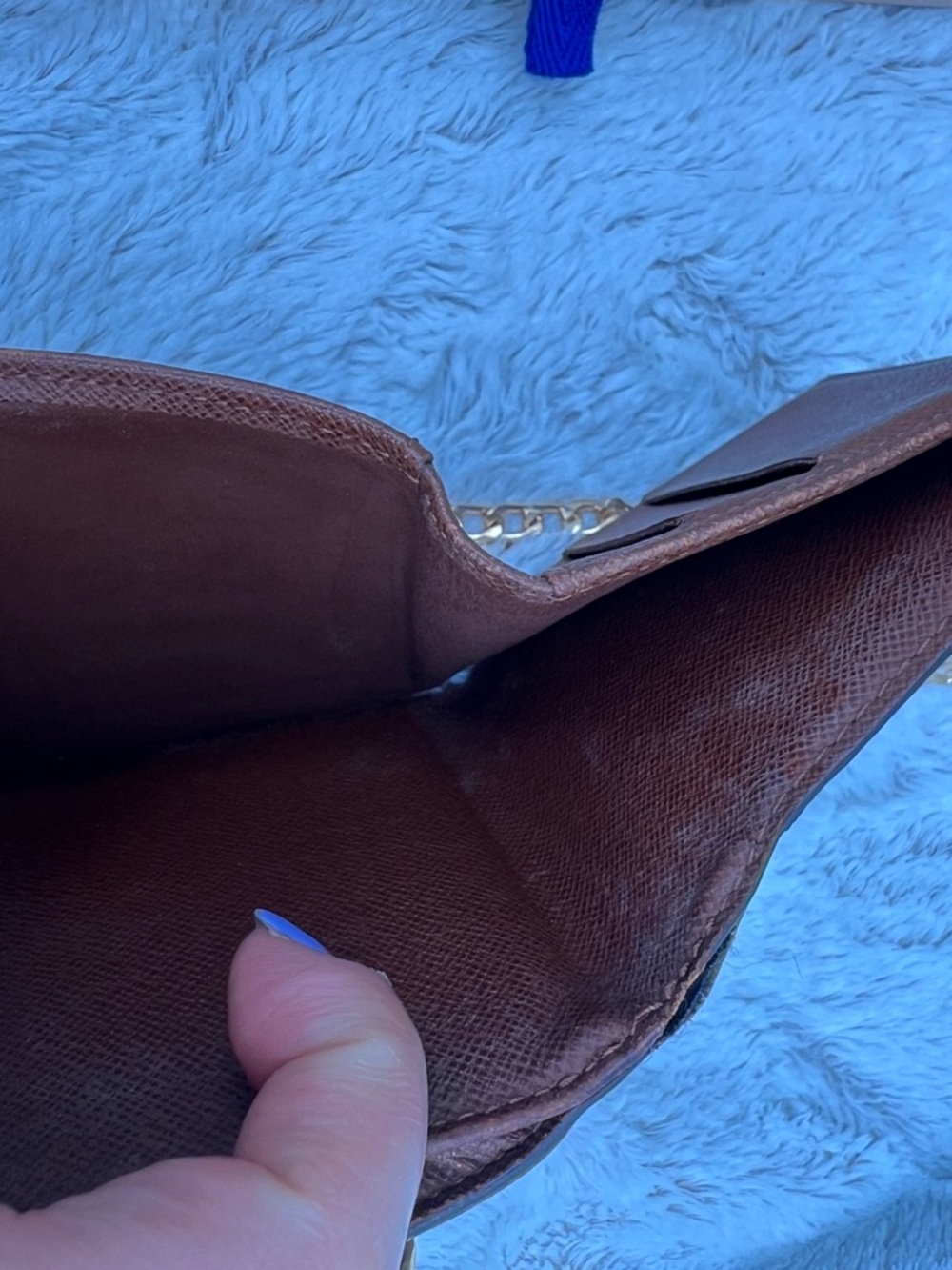Louis Vuitton Monogram Mini Crossbody in Brown and Gold - Picture 9 of 10